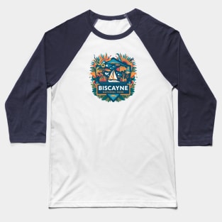 Biscayne National Park Fauna and Flora Baseball T-Shirt